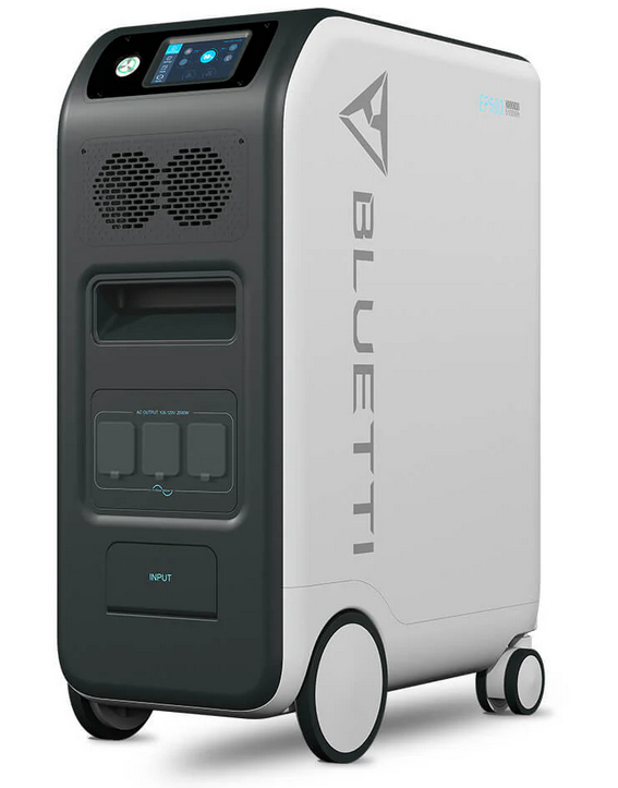 BLUETTI EP500Pro Estación de energía solar | 3.000 W 5.100 Wh - 3 panel solar portatil 1050W