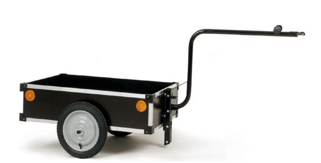 Remorque vélo haute Roland Werk sans housse avec timon Roland Maxi 12