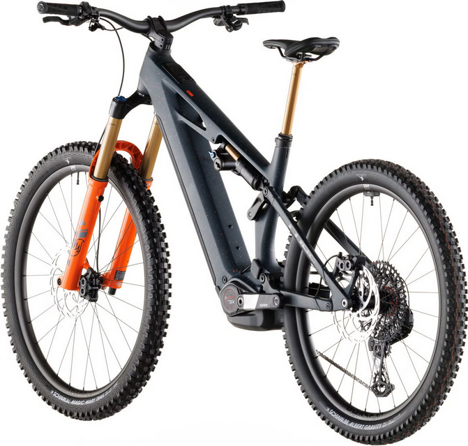 VTT Électrique Tout-Suspendu Cube Stereo Hybrid One77 HPC SLT 800 Sram 12V 800 Wh Bosch 100 Nm 29''/27.5'' Bleu Galaxy 2026
