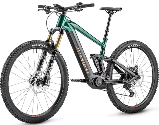 VTT Électrique Tout-Suspendu Moustache Samedi 29 Trail 9 Smart System Shimano SLX / XT 12V 750 Wh 29'' Noir / Vert 2024