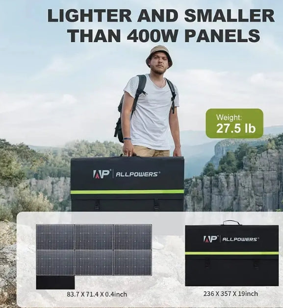 ALLPOWERS 1800W Générateur Solaire R1500 avec PV600W