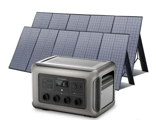 ALLPOWERS Générateur Solaire 3500W (R3500 + 2PCS SP037 400W Panneau Solaire)