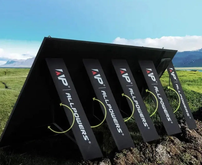 ALLPOWERS Générateur Solaire 3500W (R3500 + 2PCS SP037 400W Panneau Solaire)