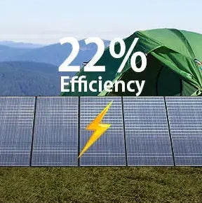 ALLPOWERS Générateur Solaire 3500W (R3500 + 2PCS SP037 400W Panneau Solaire)