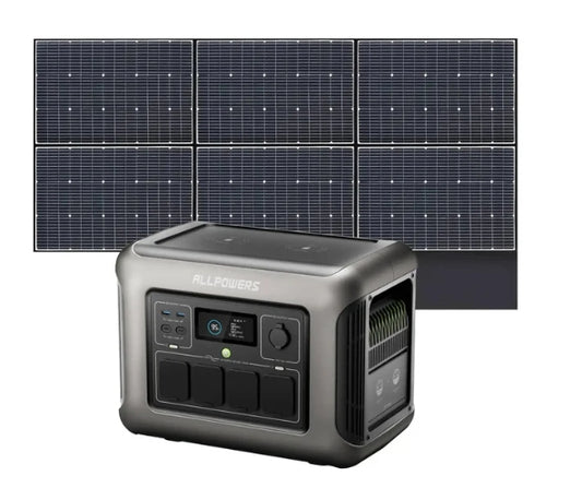 ALLPOWERS 1800W Générateur Solaire R1500 avec PV600W