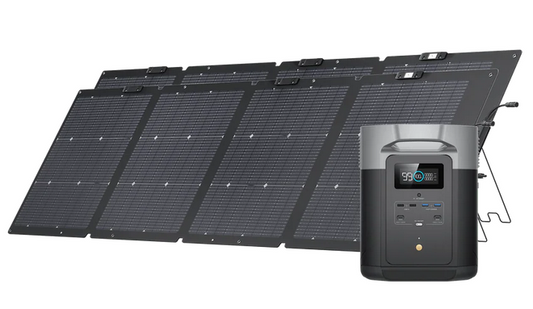 DELTA 2 Max + 2 × Paneles solares portátiles de 220 W