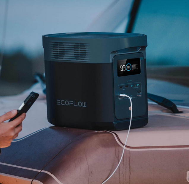 Estación de Energía Portátil EcoFlow DELTA 2 + Panel solar portatil de 220W
