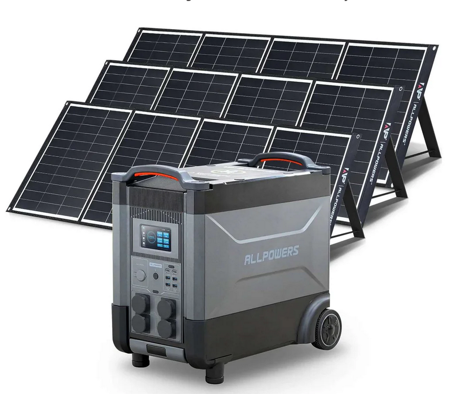 ALLPOWERS Generador Solar 4000W ( R4000 + SP035 Panel Solar 200W )