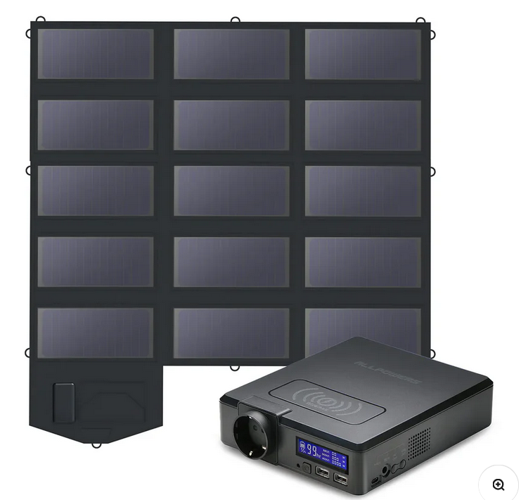 ALLPOWERS Generator Solar 200W (S200 + SP012 100W Panel Solar)