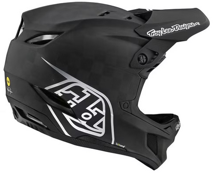 Casque Int. Troy Lee Designs D4 Carbon Mips Stealth Noir / Plata