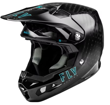 Fly Racing Fly Formula S Carbon Solid Black Helmet