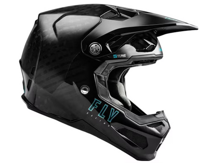 Fly Racing Fly Formula S Carbon Solid Black Helmet