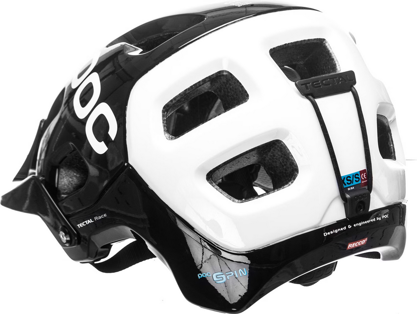 POC Tectal Race SPIN Uranium Black Hydrogen White