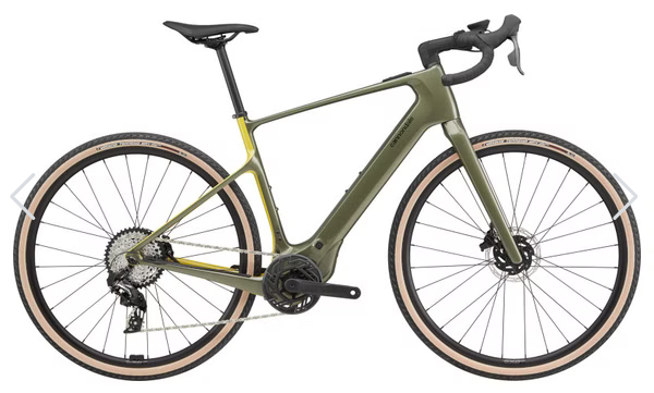 Vélo de Gravel Électrique Cannondale Synapse Neo Allroad 1 Sram Force AXS XPLR 12V 400Wh 700 mm Vert
