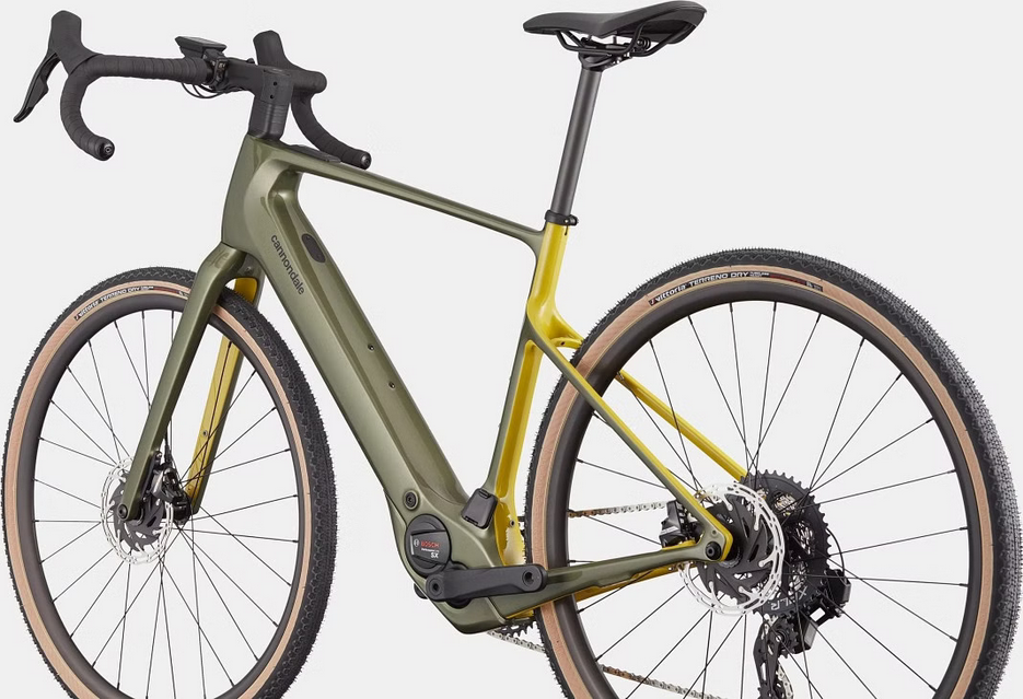 Vélo de Gravel Électrique Cannondale Synapse Neo Allroad 1 Sram Force AXS XPLR 12V 400Wh 700 mm Vert