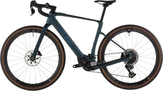 Vélo de Gravel Électrique Cube Nuroad Hybrid C:62 SLT 400X Sram Force XPLR AXS 13V 400 Wh 700 mm Vert Royal Crisscross 2026