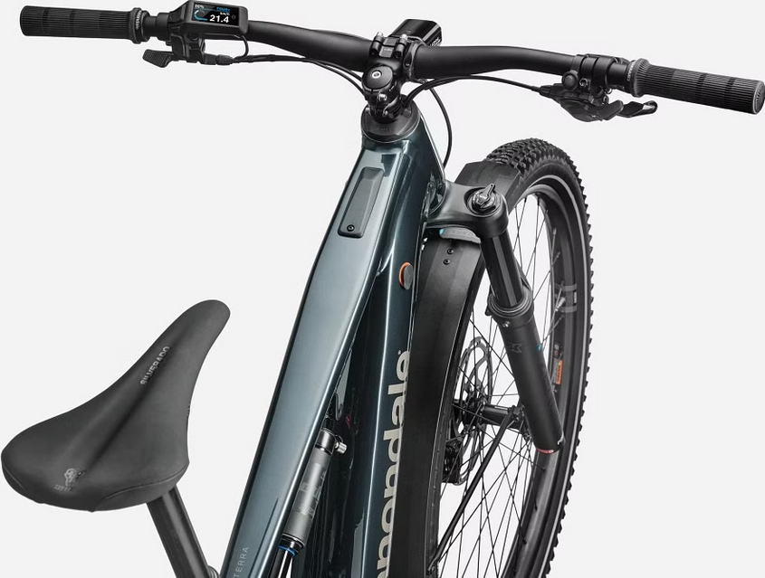 VTT Électrique Tout-Suspendu Cannondale Moterra EQ 11V 800Wh Bosch 100 Nm 29'' Bleu/Vert