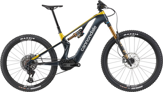 VTT Électrique Tout-Suspendu Cannondale Moterra SL 1 12V 600Wh Shimano 85Nm MX (29/27.5'') Bleu/Jaune 2026