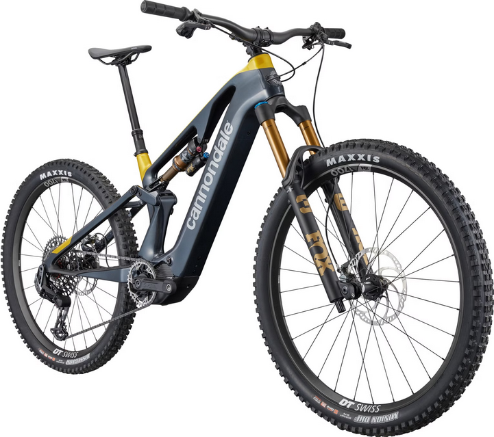 VTT Électrique Tout-Suspendu Cannondale Moterra SL 1 12V 600Wh Shimano 85Nm MX (29/27.5'') Bleu/Jaune 2026