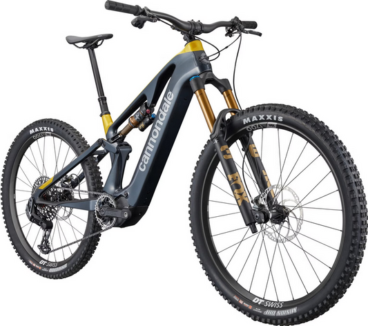 VTT Électrique Tout-Suspendu Cannondale Moterra SL 1 12V 600Wh Shimano 85Nm MX (29/27.5'') Bleu/Jaune 2026