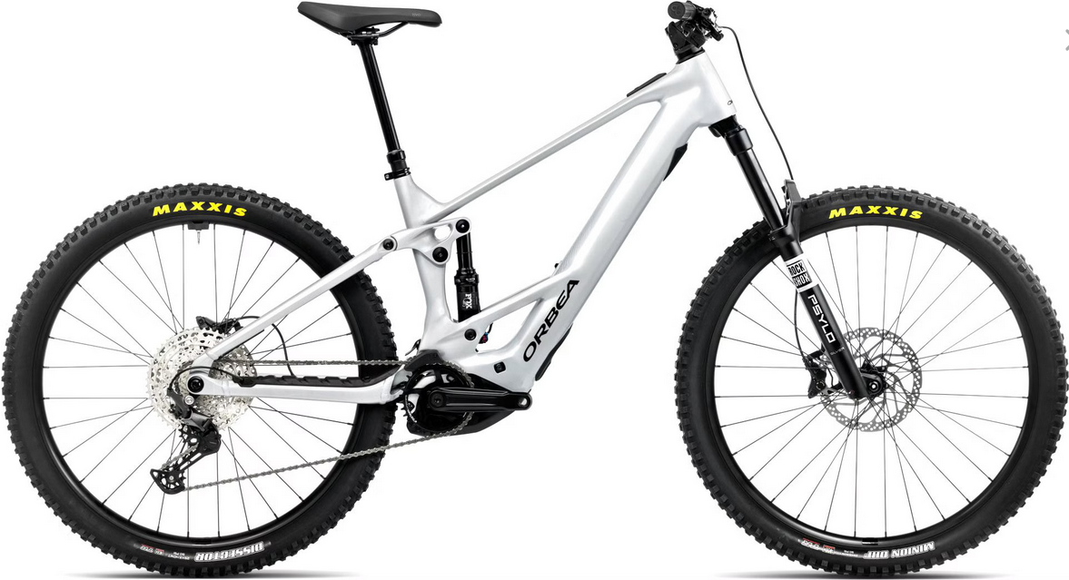 VTT Électrique Tout-Suspendu Orbea Wild ST H30 12V 600 Wh Bosch 100 Nm 29'' Argent Halo 2025