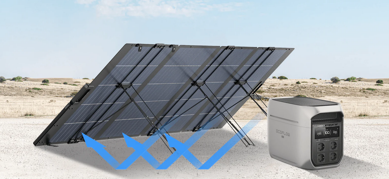 Generador solar Serie EcoFlow DELTA 3 Max (FV 400 W)