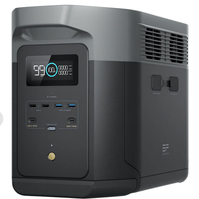 DELTA 2 Max + 2 × Paneles solares portátiles de 220 W