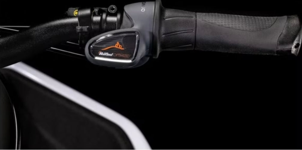 Bicicleta eléctrica de carga Cube Cargo Hybrid 500 Enviolo Cargo 500 Wh 20/27,5'' Blanco Flash